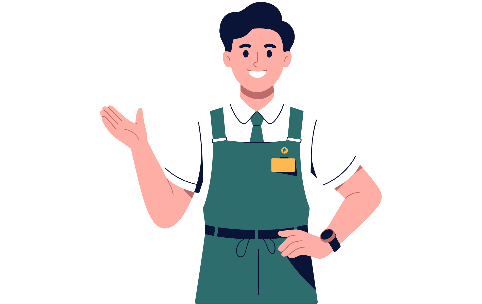 店舗運営やチームでの打ち合わせをしているイメージ